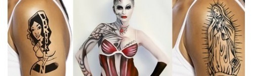 AIRBRUSH TATTOO I BODYPAINTING